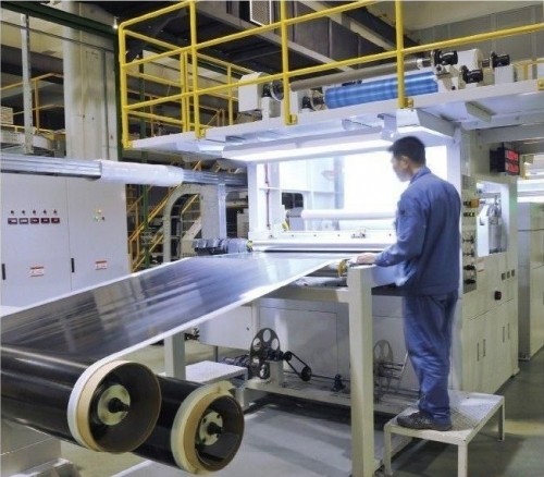 Một dây chuyền sản xuất vật liệu sợi carbon Trung Quốc